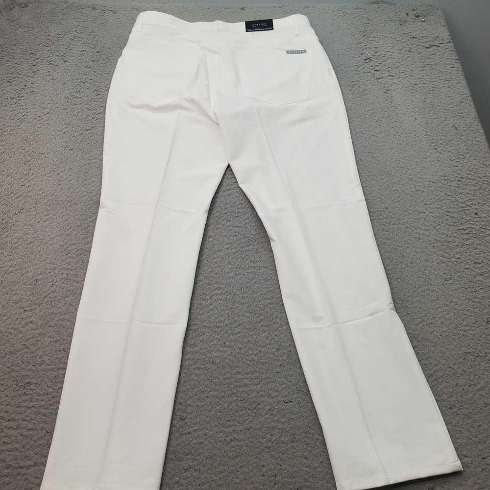 Dunning Golf Chino Pants Men 32/30 White Performance Stretch Quick Dry D7S21P068